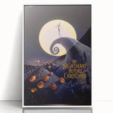 1990s Vintage Movie Poster - Classic 90s Film Art - The Nightmare Before Christmas