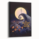 1990s Vintage Movie Poster - Classic 90s Film Art - The Nightmare Before Christmas