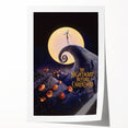 1990s Vintage Movie Poster - Classic 90s Film Art - The Nightmare Before Christmas