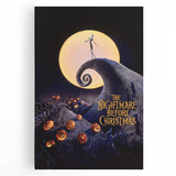 1990s Vintage Movie Poster - Classic 90s Film Art - The Nightmare Before Christmas