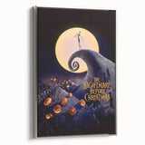1990s Vintage Movie Poster - Classic 90s Film Art - The Nightmare Before Christmas