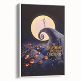 1990s Vintage Movie Poster - Classic 90s Film Art - The Nightmare Before Christmas