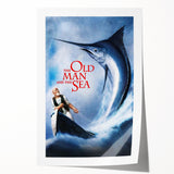 1990s Vintage Movie Poster - Classic 90s Film Art - The Old Man and the Sea