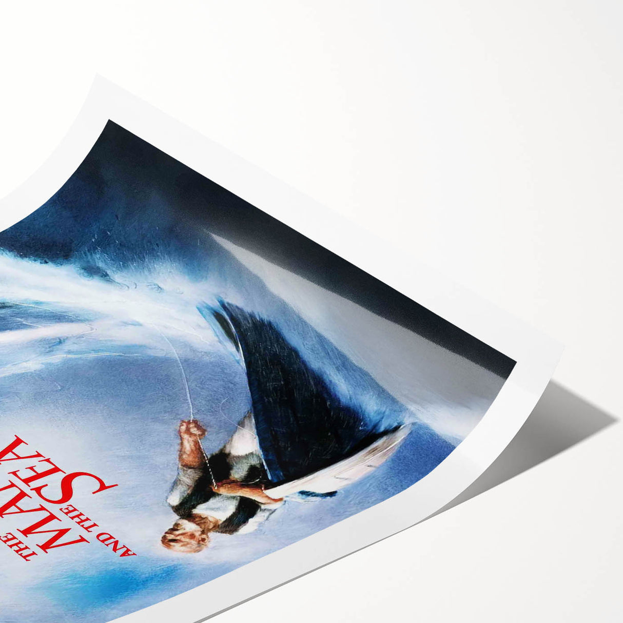 1990s Vintage Movie Poster - Classic 90s Film Art - The Old Man and the Sea