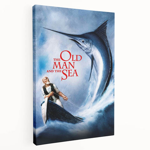 1990s Vintage Movie Poster - Classic 90s Film Art - The Old Man and the Sea