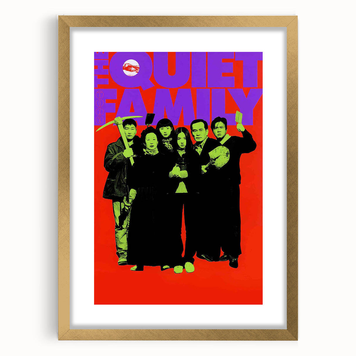 1990s Vintage Movie Poster - Classic 90s Film Art - The Quiet Family