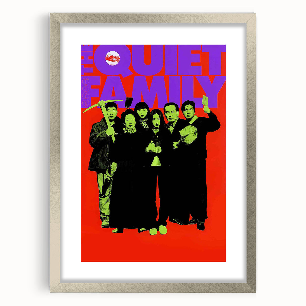 1990s Vintage Movie Poster - Classic 90s Film Art - The Quiet Family
