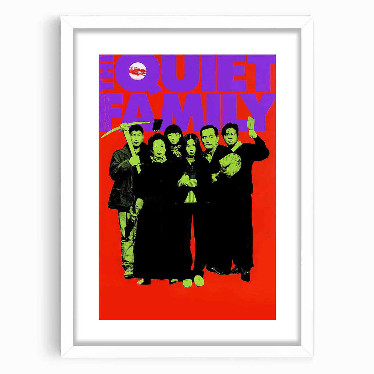 1990s Vintage Movie Poster - Classic 90s Film Art - The Quiet Family
