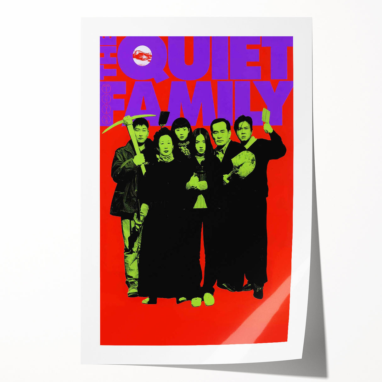 1990s Vintage Movie Poster - Classic 90s Film Art - The Quiet Family