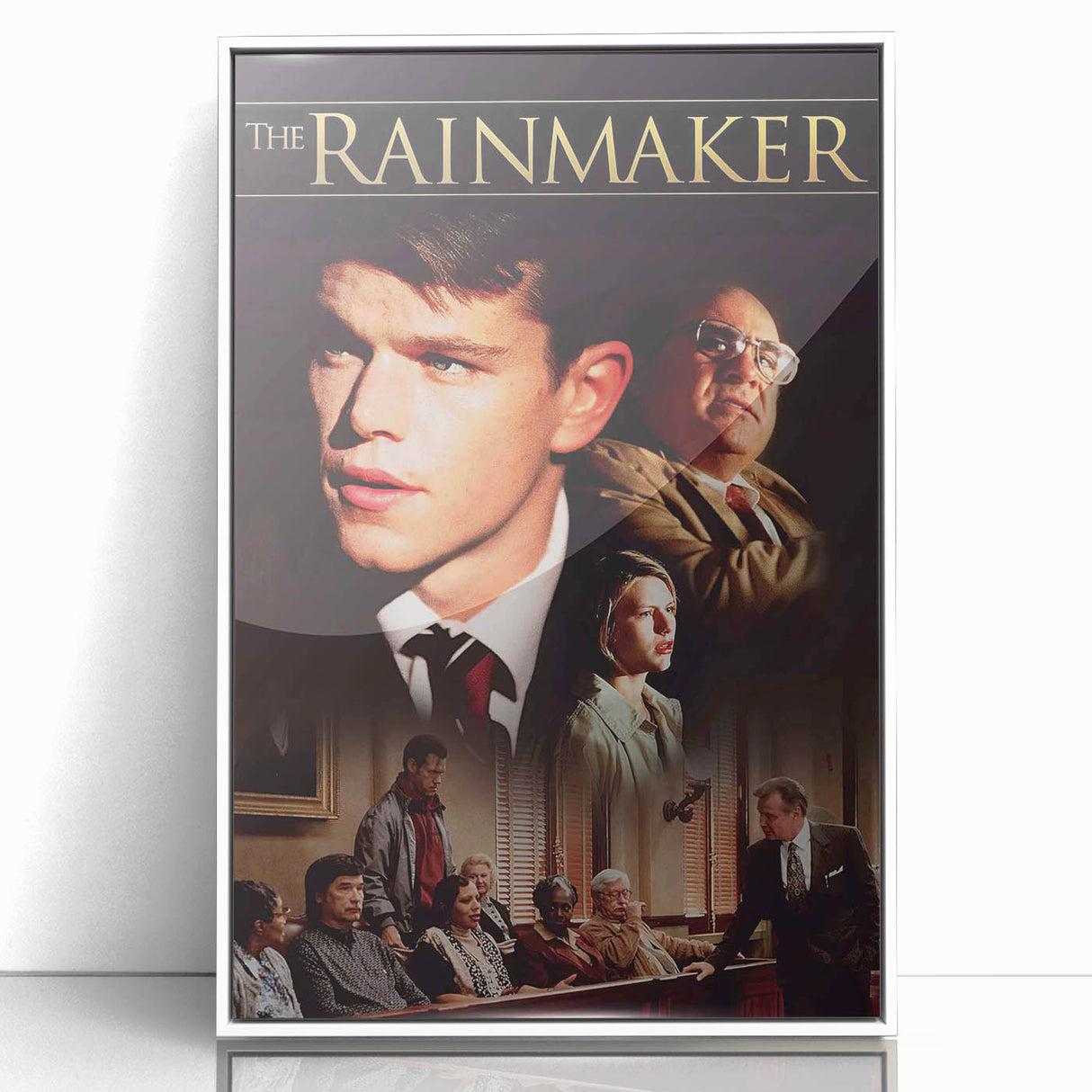 1990s Vintage Movie Poster - Classic 90s Film Art - The Rainmaker