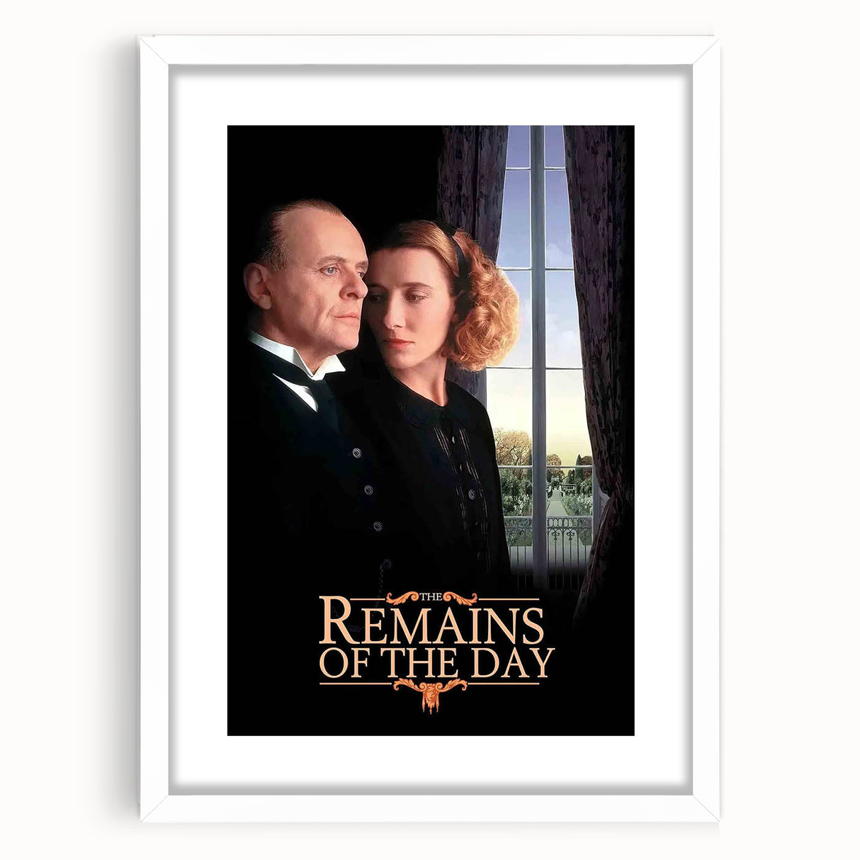 1990s Vintage Movie Poster - Classic 90s Film Art - The Remains of the Day