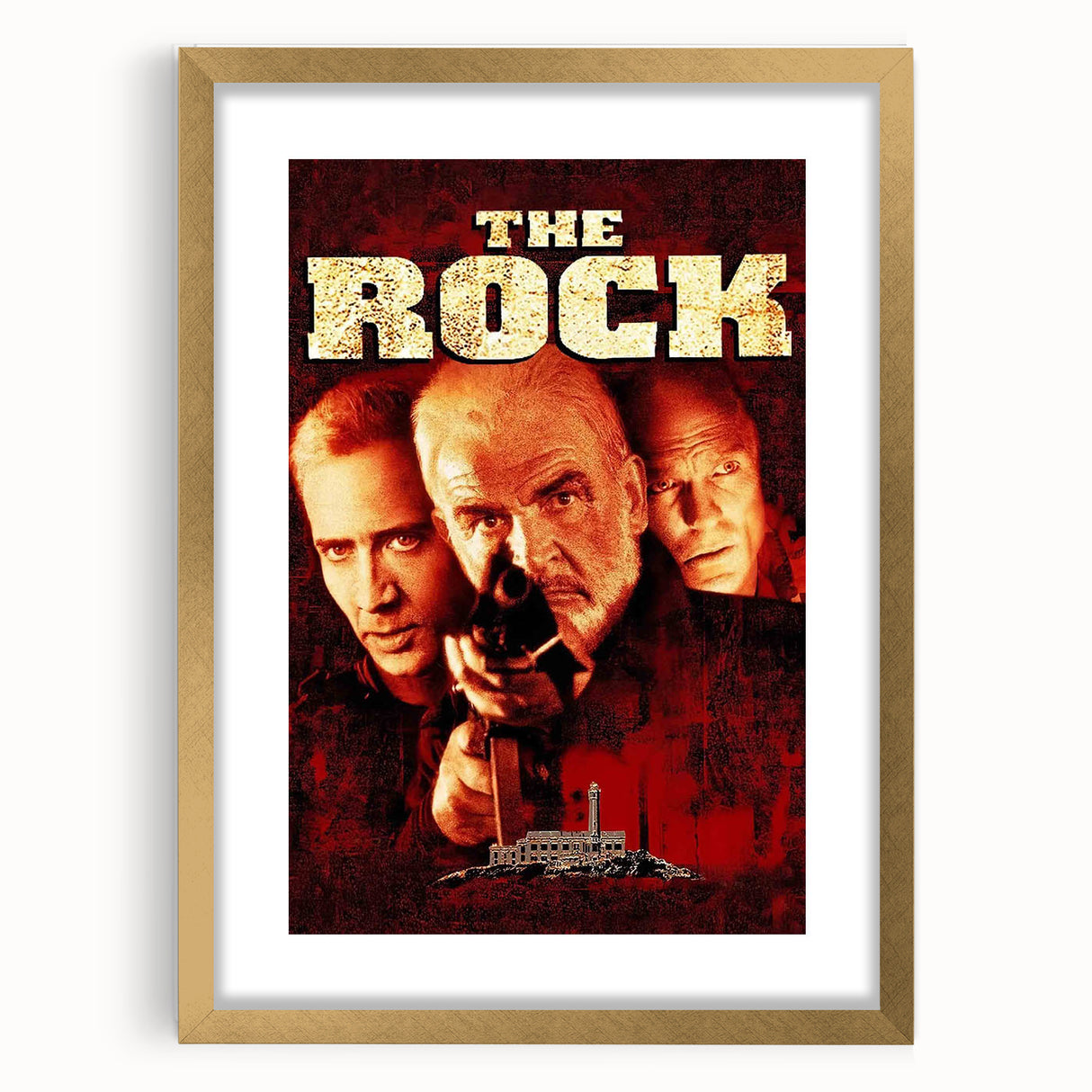 1990s Vintage Movie Poster - Classic 90s Film Art - The Rock