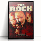 1990s Vintage Movie Poster - Classic 90s Film Art - The Rock