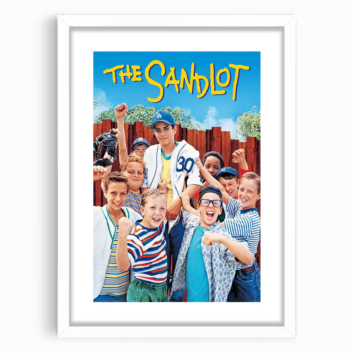 1990s Vintage Movie Poster - Classic 90s Film Art - The Sandlot