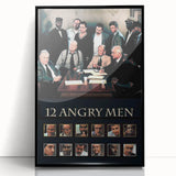 1990s Vintage Movie Poster – Classic 90s Film Art of 12 Angry Men