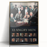 1990s Vintage Movie Poster – Classic 90s Film Art of 12 Angry Men