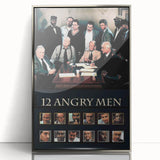 1990s Vintage Movie Poster – Classic 90s Film Art of 12 Angry Men