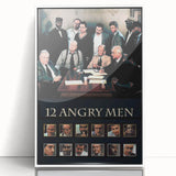 1990s Vintage Movie Poster – Classic 90s Film Art of 12 Angry Men