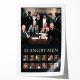 1990s Vintage Movie Poster – Classic 90s Film Art of 12 Angry Men