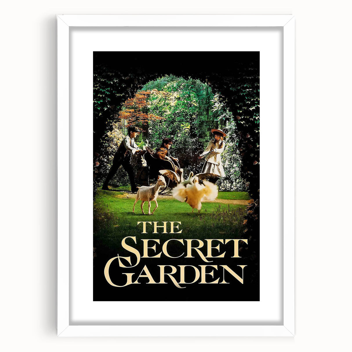 1990s Vintage Movie Poster - Classic 90s Film Art - The Secret Garden