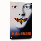 1990s Vintage Movie Poster - Classic 90s Film Art - The Silence of the Lambs