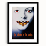 1990s Vintage Movie Poster - Classic 90s Film Art - The Silence of the Lambs