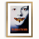 1990s Vintage Movie Poster - Classic 90s Film Art - The Silence of the Lambs