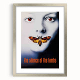1990s Vintage Movie Poster - Classic 90s Film Art - The Silence of the Lambs