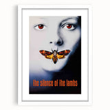 1990s Vintage Movie Poster - Classic 90s Film Art - The Silence of the Lambs