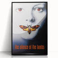 1990s Vintage Movie Poster - Classic 90s Film Art - The Silence of the Lambs
