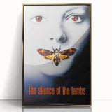 1990s Vintage Movie Poster - Classic 90s Film Art - The Silence of the Lambs