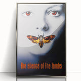 1990s Vintage Movie Poster - Classic 90s Film Art - The Silence of the Lambs