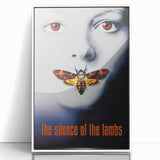 1990s Vintage Movie Poster - Classic 90s Film Art - The Silence of the Lambs