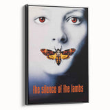1990s Vintage Movie Poster - Classic 90s Film Art - The Silence of the Lambs