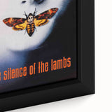 1990s Vintage Movie Poster - Classic 90s Film Art - The Silence of the Lambs