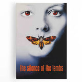 1990s Vintage Movie Poster - Classic 90s Film Art - The Silence of the Lambs