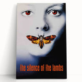 1990s Vintage Movie Poster - Classic 90s Film Art - The Silence of the Lambs