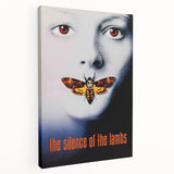 1990s Vintage Movie Poster - Classic 90s Film Art - The Silence of the Lambs