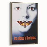 1990s Vintage Movie Poster - Classic 90s Film Art - The Silence of the Lambs