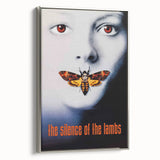 1990s Vintage Movie Poster - Classic 90s Film Art - The Silence of the Lambs