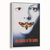 1990s Vintage Movie Poster - Classic 90s Film Art - The Silence of the Lambs
