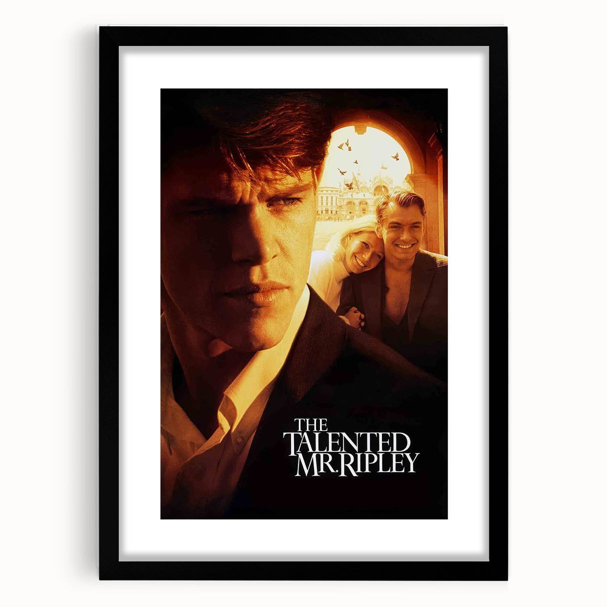 1990s Vintage Movie Poster - Classic 90s Film Art - The Talented Mr. Ripley