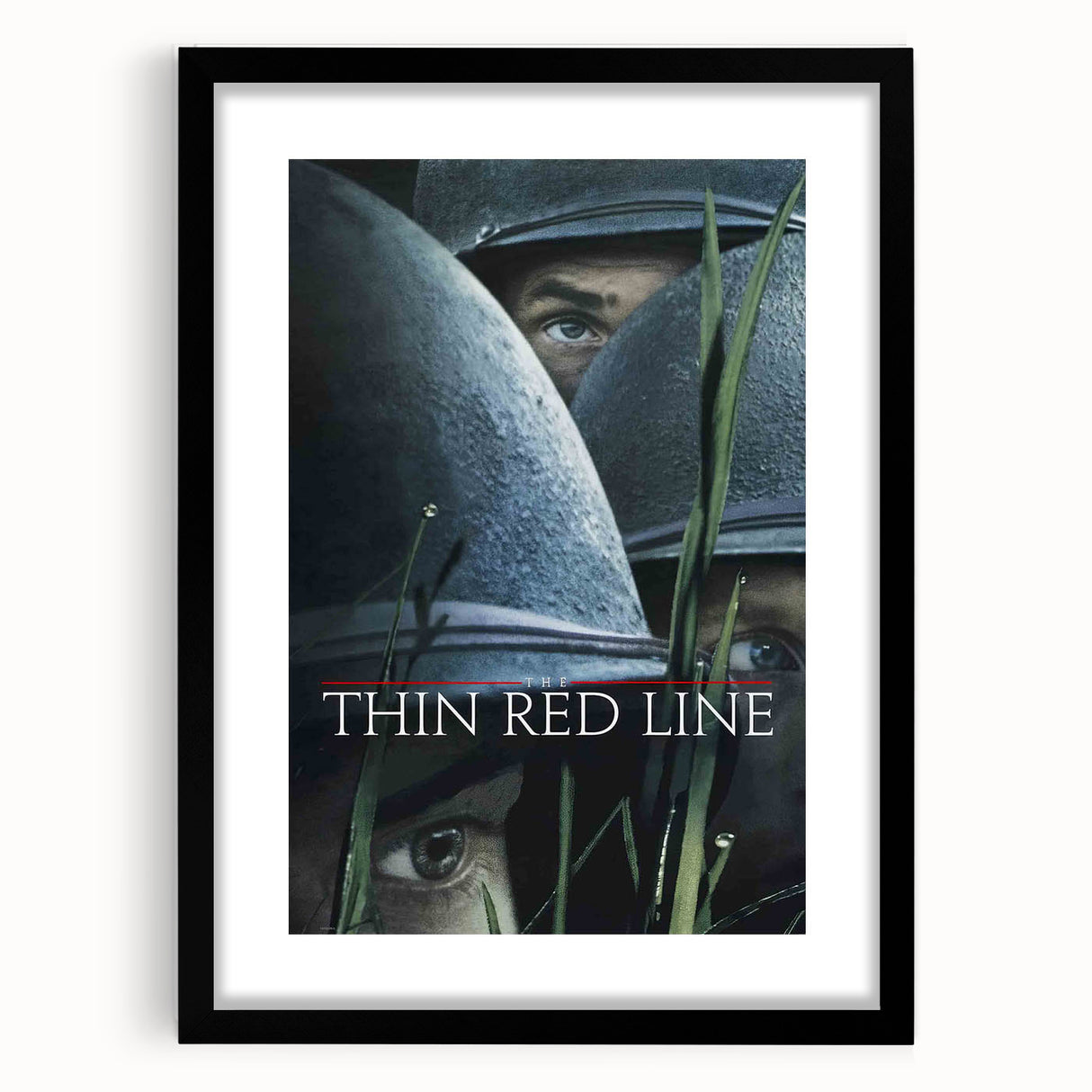 1990s Vintage Movie Poster - Classic 90s Film Art - The Thin Red Line
