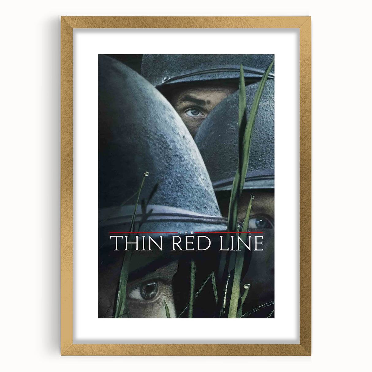 1990s Vintage Movie Poster - Classic 90s Film Art - The Thin Red Line