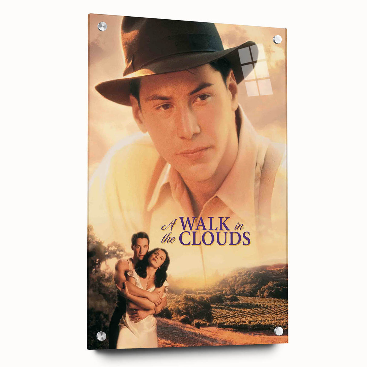 1990s Vintage Movie Poster - Classic 90s Film Art - A Walk in the Clouds