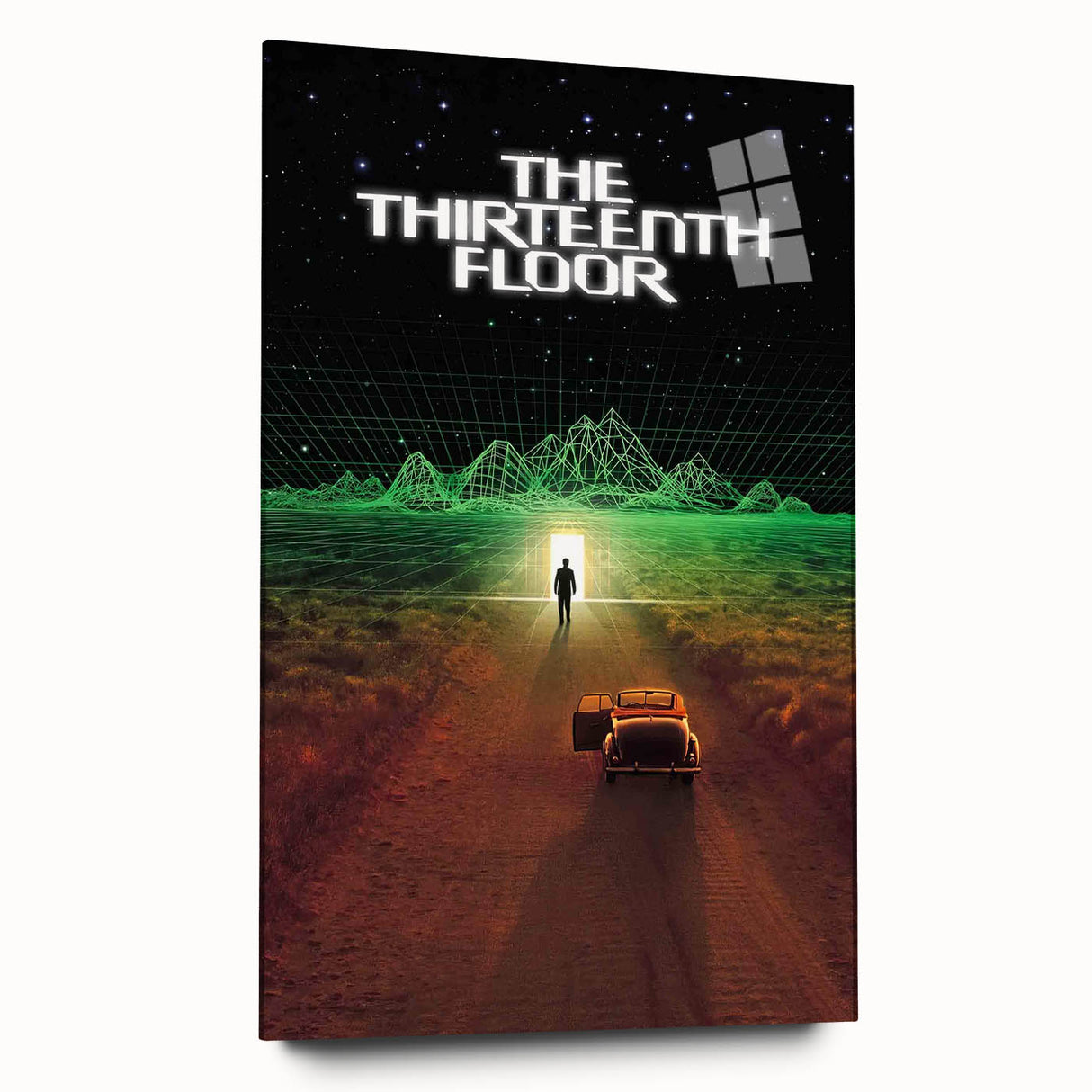 1990s Vintage Movie Poster - Classic 90s Film Art - The Thirteenth Floor
