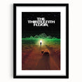 1990s Vintage Movie Poster - Classic 90s Film Art - The Thirteenth Floor