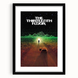 1990s Vintage Movie Poster - Classic 90s Film Art - The Thirteenth Floor