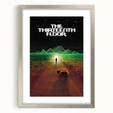 1990s Vintage Movie Poster - Classic 90s Film Art - The Thirteenth Floor