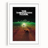 1990s Vintage Movie Poster - Classic 90s Film Art - The Thirteenth Floor